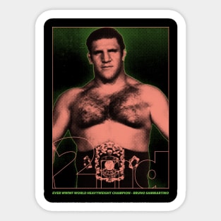 2nd Ever World Wide Heavyweight Champion Sticker